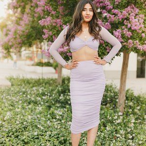 Lavender Body-Con Set